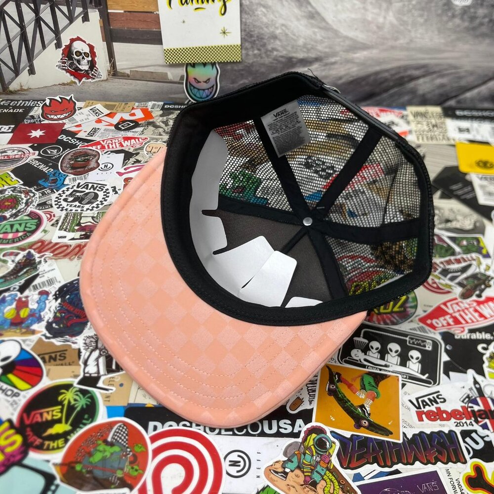 Vans Hat Trucker Cream Logo New With tags - Picture 4 of 5